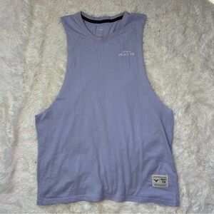Project Titan men’s cut off workout tank top size L light blue
